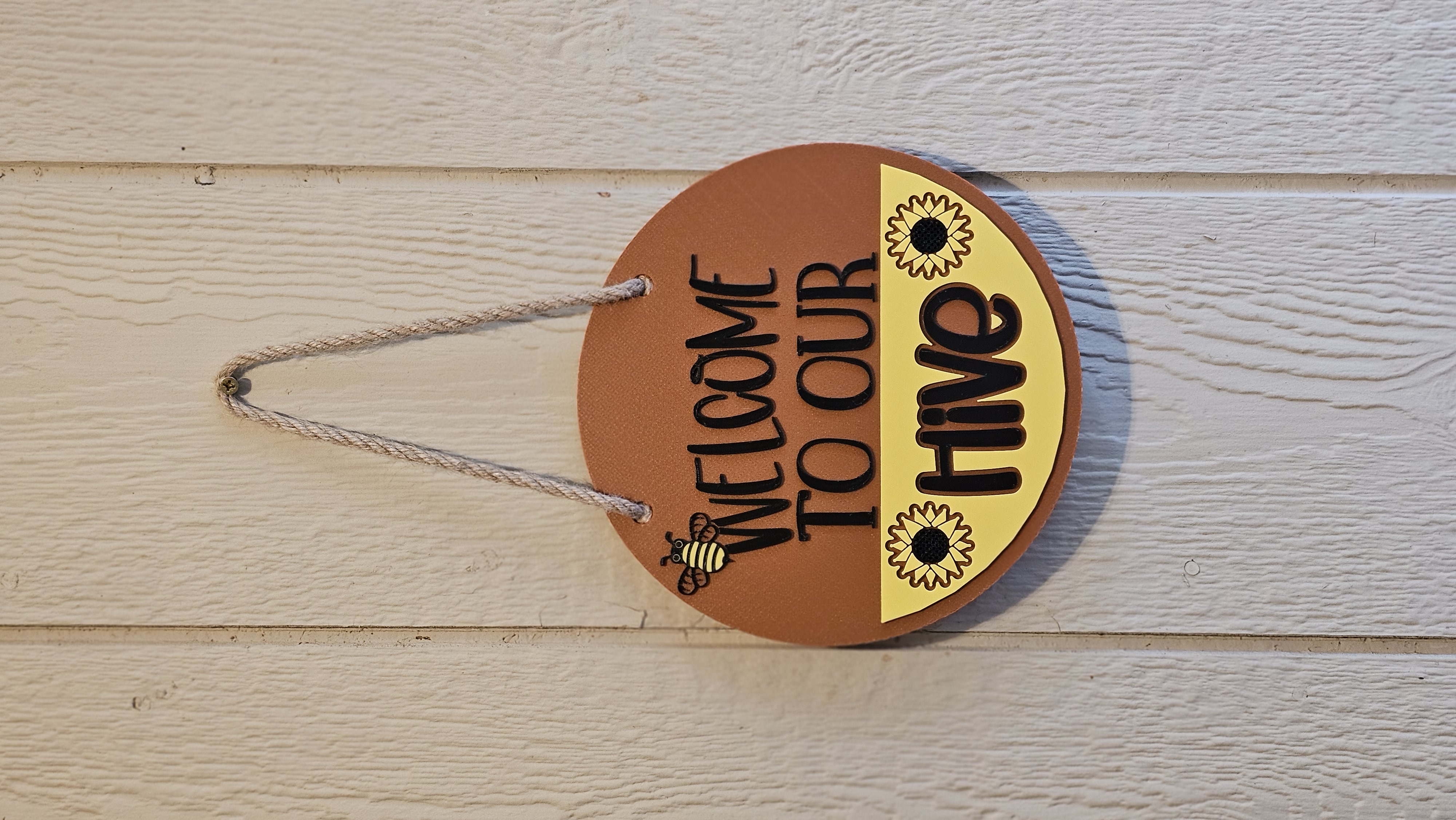 Decorative Craft Sign - 3D printed home decor sign